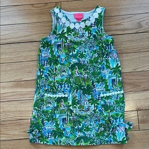 Lilly Pulitzer Green and Blue Kids Dress